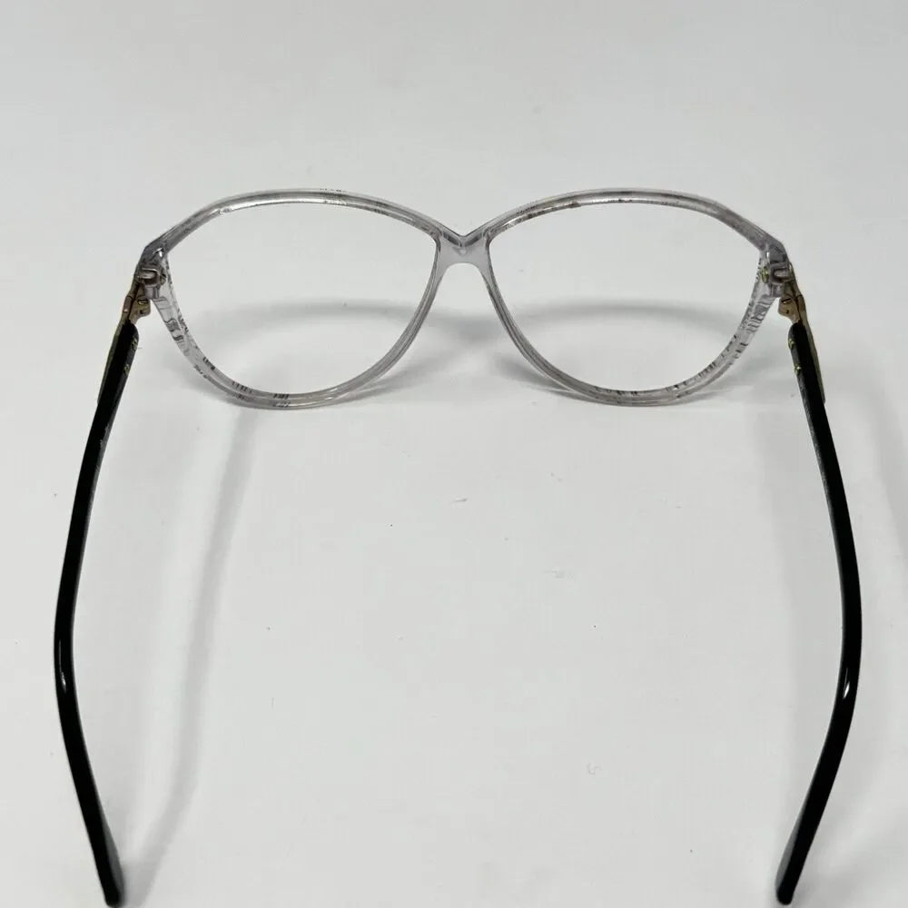 Silhouette SPX M1718 C1657 Clear Black Eyeglass Frames 59-10-130